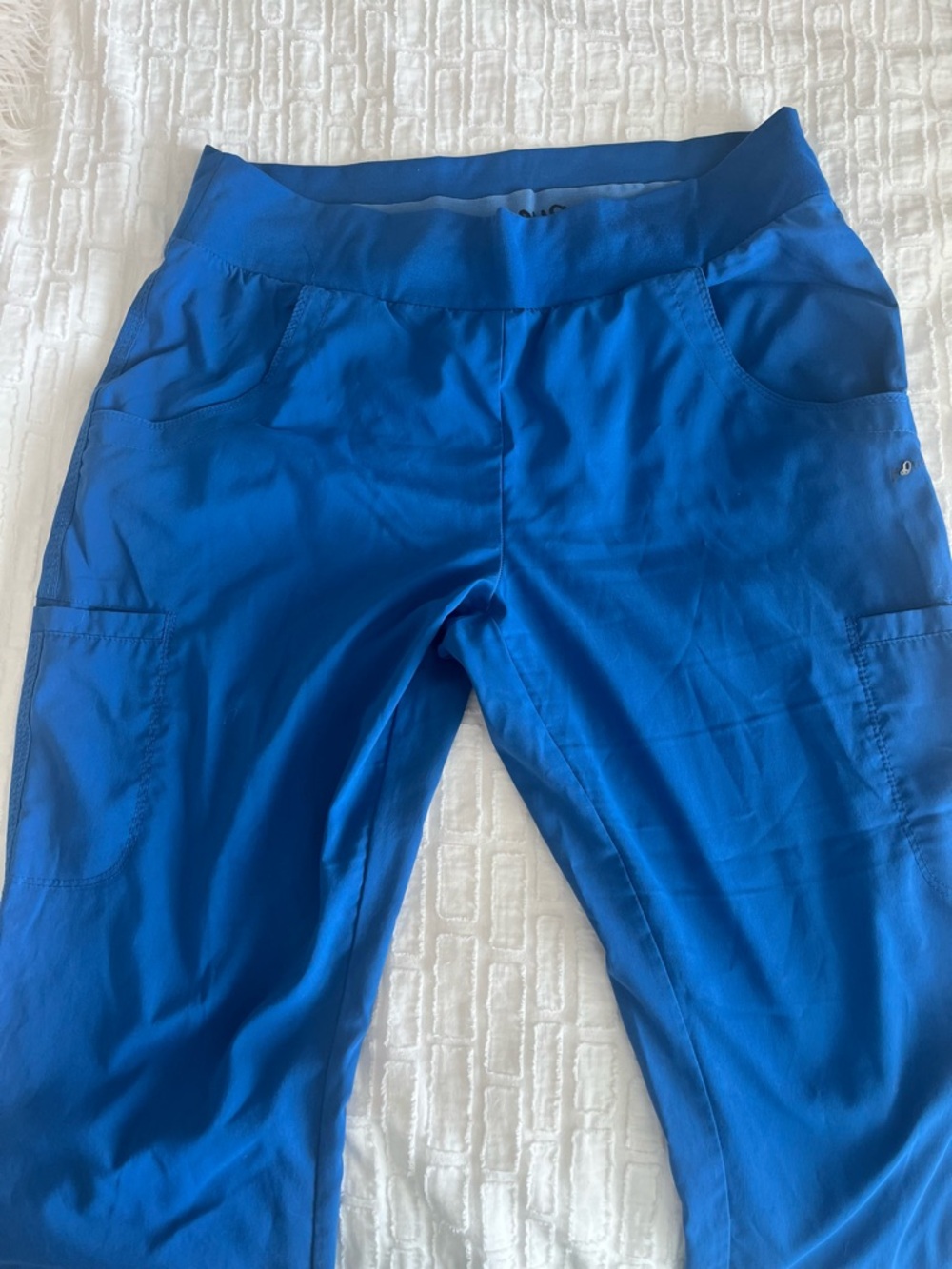 Electric Blue scrub pants